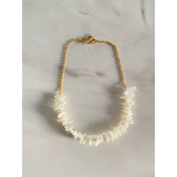 COLLIER BORA BORA - 1 - Nacre chips