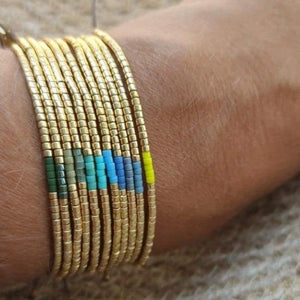 Bracelet Emma Gold Green - BRACELETS