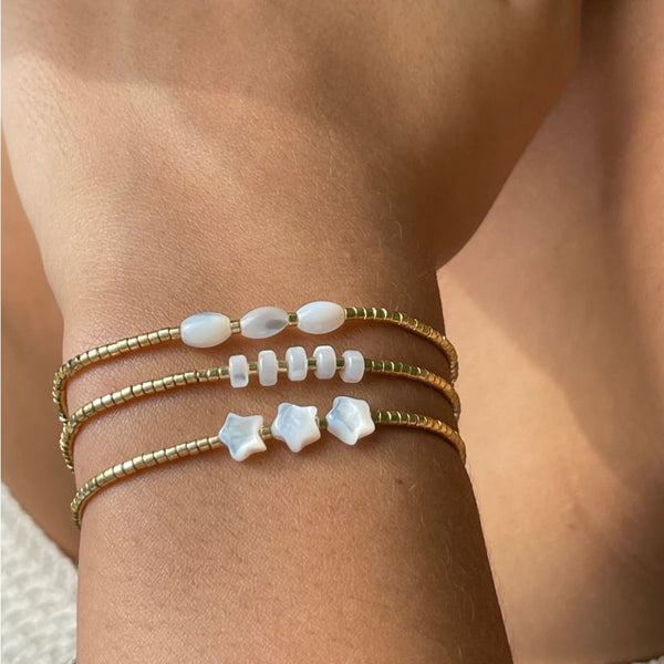 Bracelet Nacre Blanche